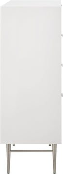 Modernist White Gloss Chest
