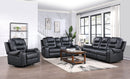 Black Reclining Sofa Set 9500