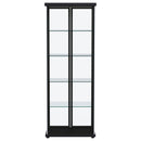 Aero Curio Cabinet with LED Lighting