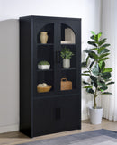 Riva Tall Display Cabinet with LED Lighting