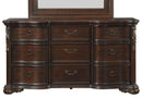 Royal Highlands 9 Drawer Dresser in Rich Cherry 1603-5