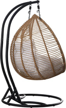 Tarzan Natural Color Outdoor Patio Double Swing Chair