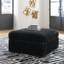 Midnight-Madness Oversized Accent Ottoman