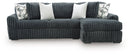 Midnight-Madness Sectional Sofa with Chaise