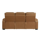 Fairway Power Double Reclining Sofa With Center Drop-Down Cup Holders