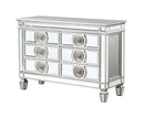 Varian Mirrored & Antique Platinum Server