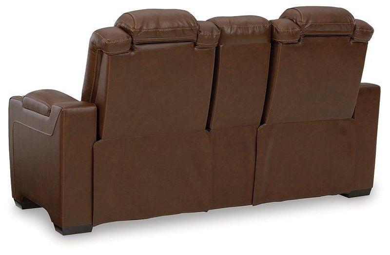 Backtrack Power Reclining Loveseat with Console