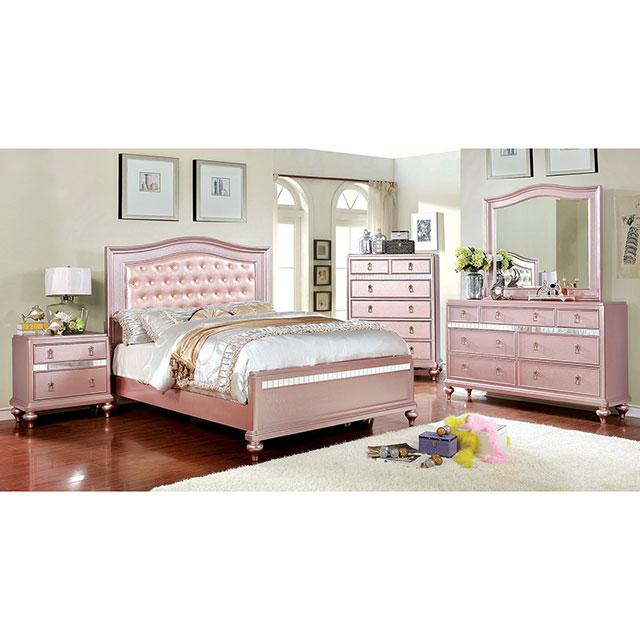 Ariston Rose Gold Full, Twin & Queen Bed