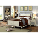 Haldus Cal.King, E.King, & Twin Bed White, Ivory, & Red