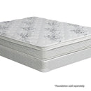 JALEN White 9" Euro Top Mattress, Queen