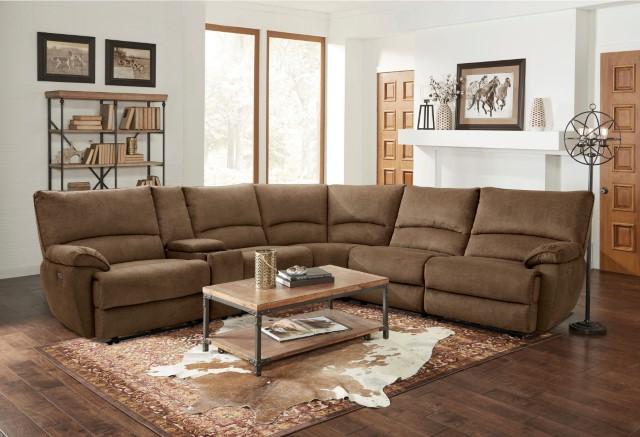 CERELIA Power Sectional, Brown