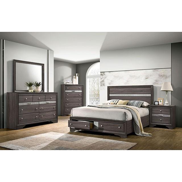 Chrissy Gray Queen Bed