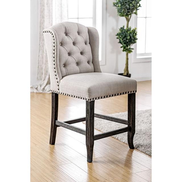 SANIA Counter Ht. Wingback Chair (2/CTN)