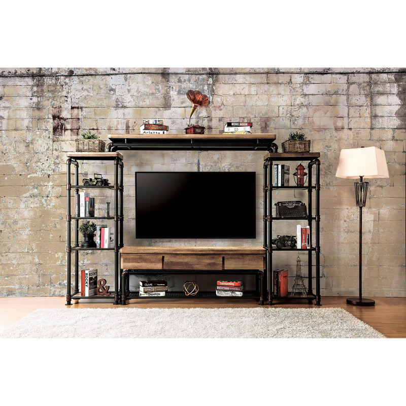 Kebbyll Antique Black/Natural Tone 60" TV Stand image