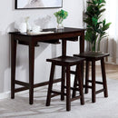 Elinor Bar Table Set Cherry & Green