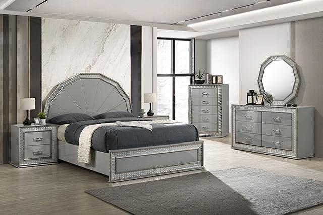 Cassiopeia Queen Bedroom Set Gray
