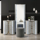 Cleburne Vanity Set with Stool