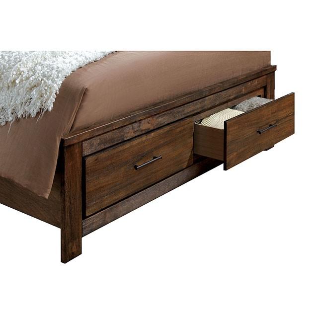 ELKTON Oak Cal.King, E.King, & Queen Bed