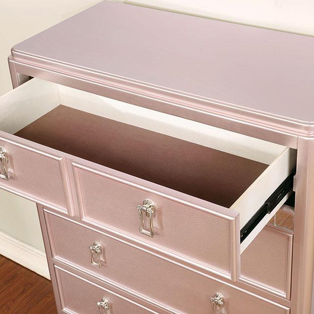 Ariston Rose Gold Full, Twin & Queen Bed