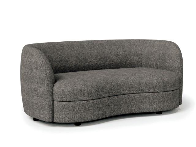 VERSOIX Loveseat, Charcoal Gray