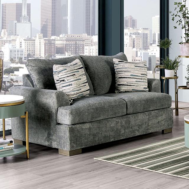 LEYTONSTONE Loveseat, Gray image