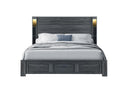 CYPRESS DARK GREY KING BED
