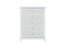 ALINA WHITE CHEST W/ LED