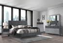 ENZO DARK GREY FULL BED GROUP