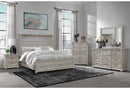 TATUM NATURAL QUEEN BED GROUP WITHOUT STORAGE