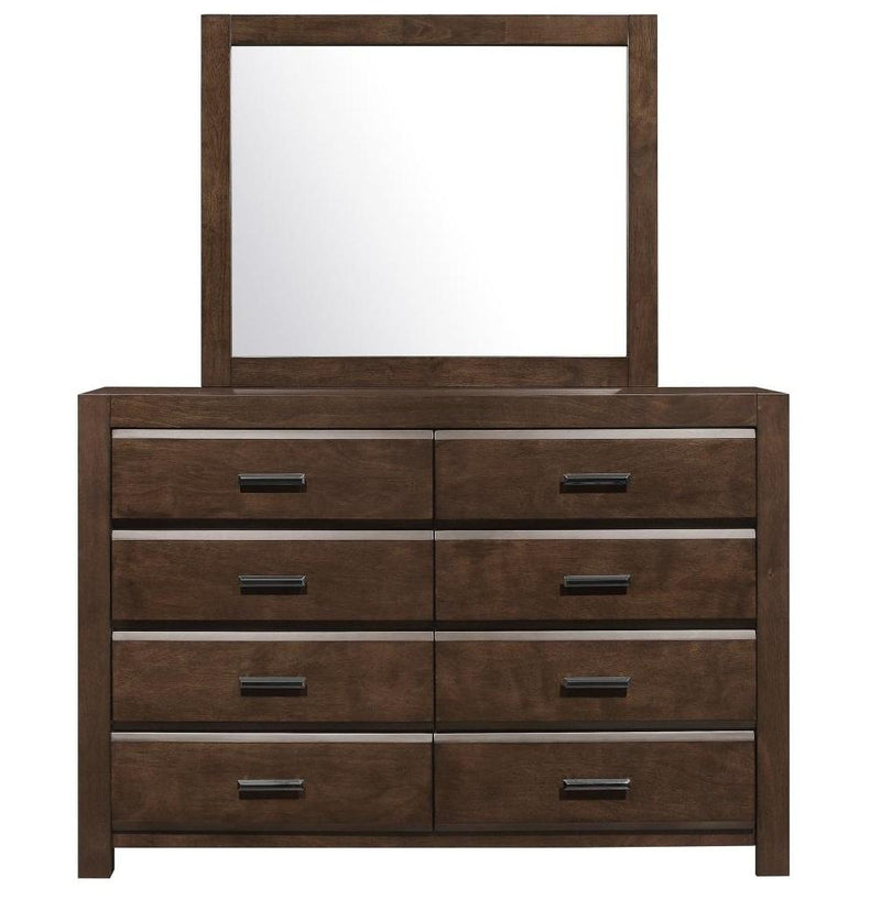 Homelegance Furniture Erwan 8 Drawer Dresser in Dark Walnut 1961-5