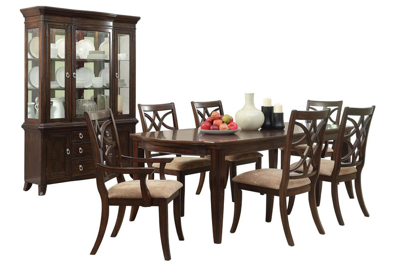 Homelegance Keegan Dining Table in Cherry 2546-96