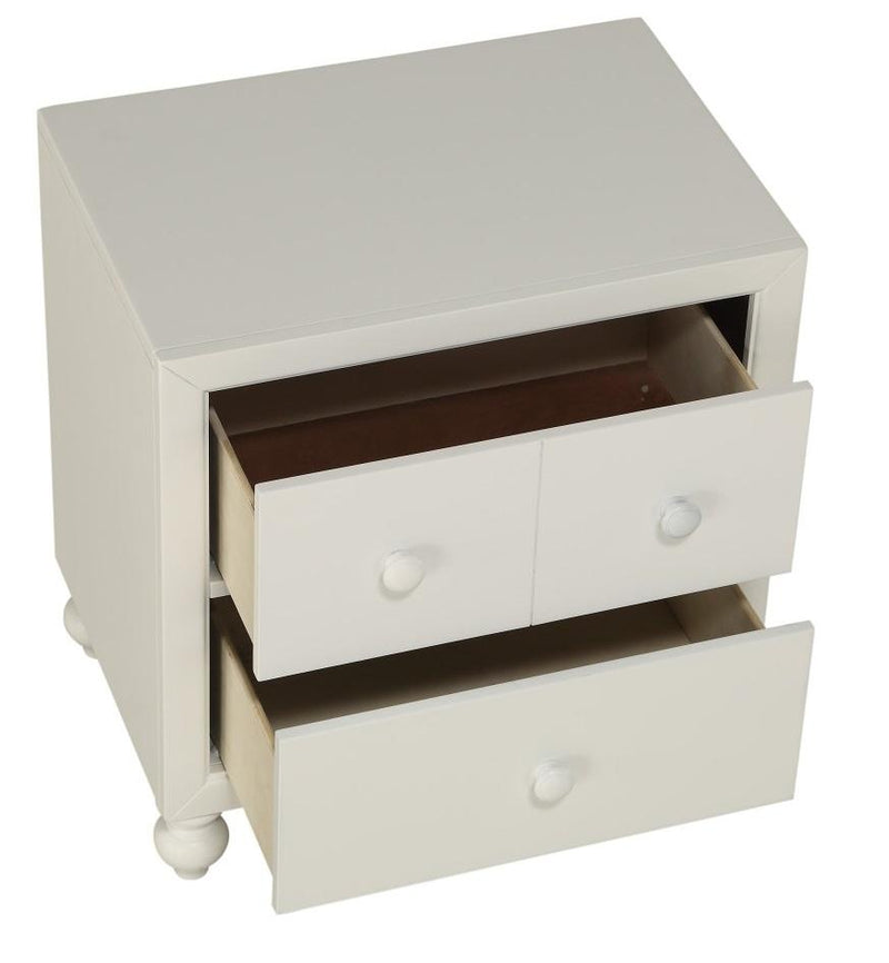 Homelegance Wellsummer 2 Drawer Nightstand in Gray 1803GY-4