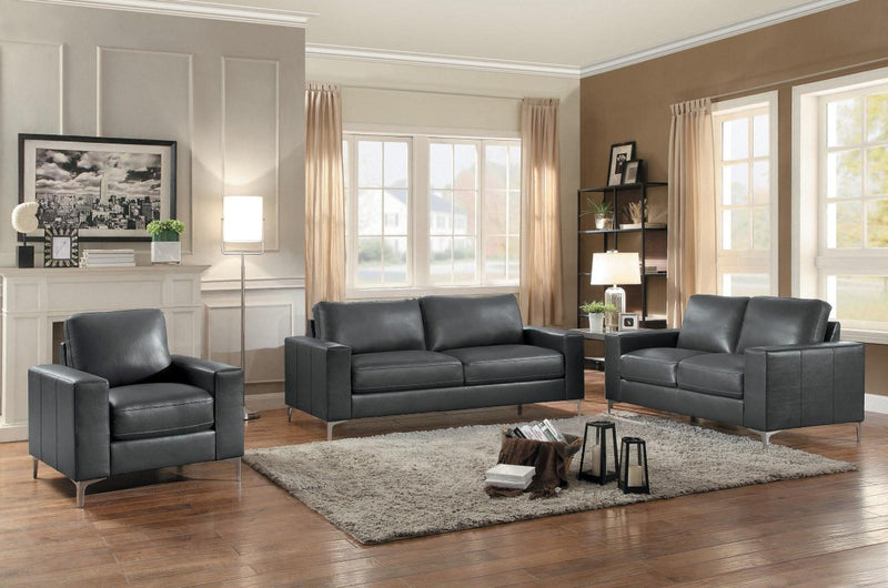 Homelegance Furniture Iniko Loveseat in Gray 8203GY-2