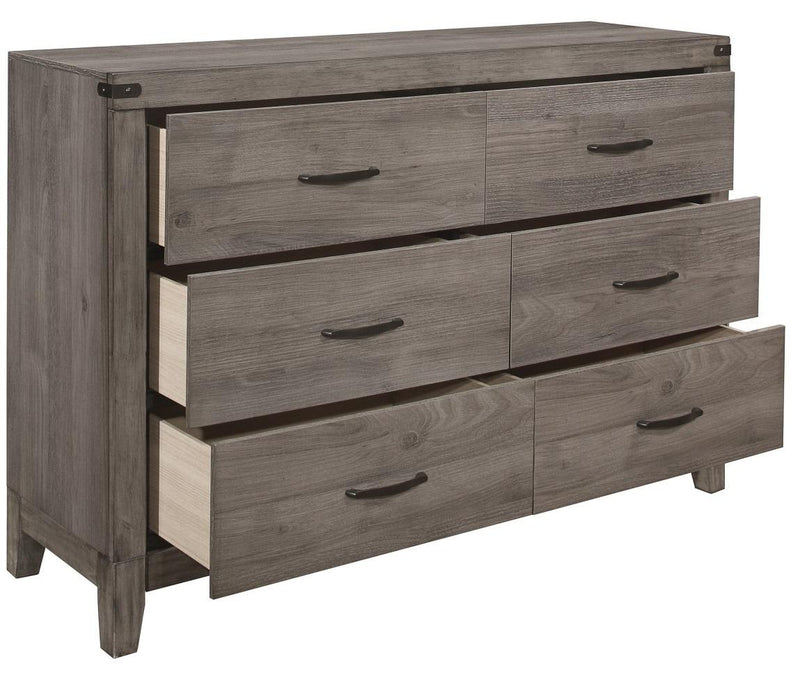 Homelegance Woodrow 6 Drawer Dresser in Gray 2042-5