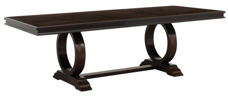 Homelegance Oratorio Dining Table in Dark Cherry 5562-96*