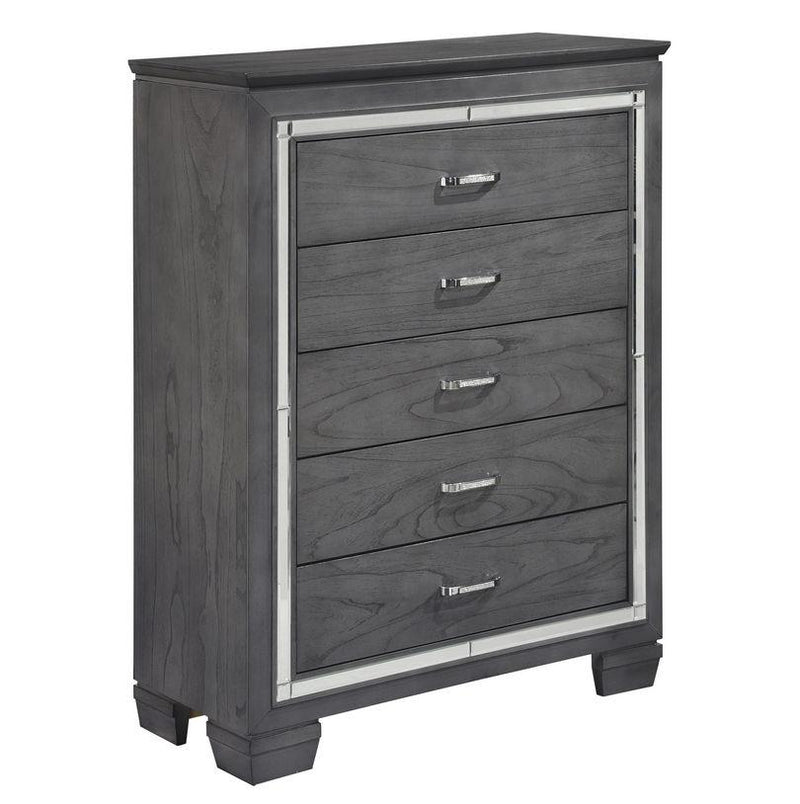 Homelegance Allura Chest in Gray 1916GY-9