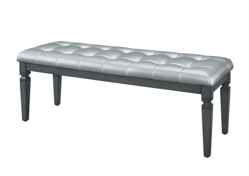 Homelegance Allura Bed Bench in Gray 1916GY-FBH