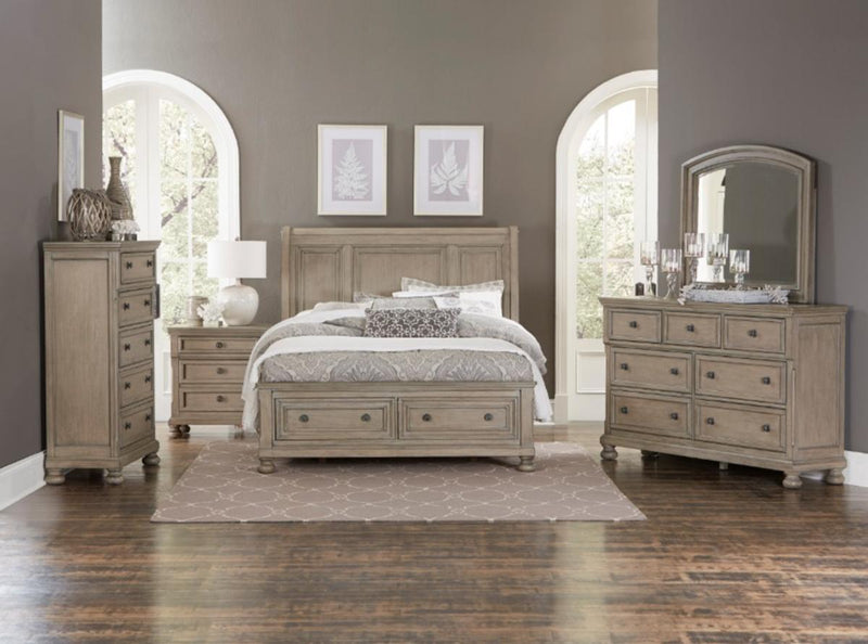 Homelegance Bethel Nightstand in Gray 2259GY-4