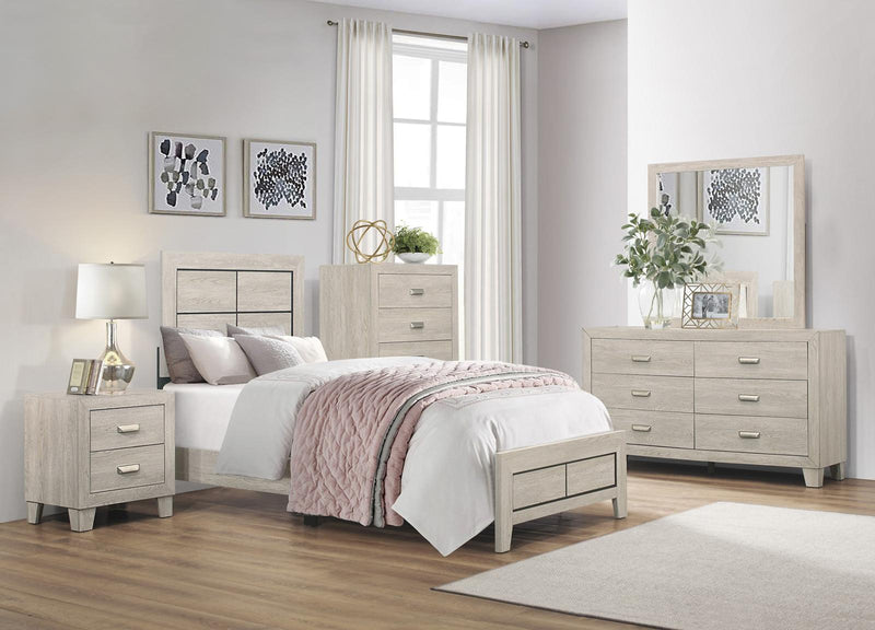 Homelegance Furniture Quinby 6 Drawer Dresser in Light Brown 1525-5