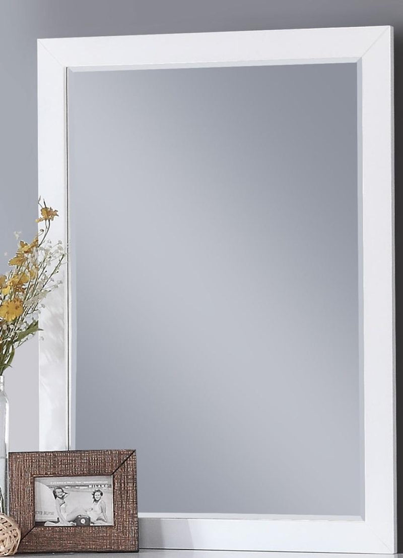 Homelegance Galen Mirror in White B2053W-6