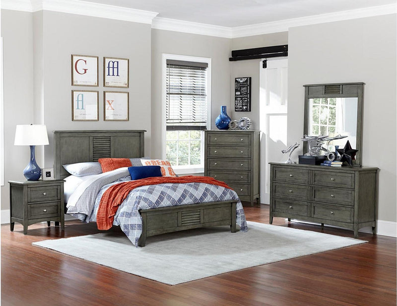 Homelegance Furniture Garcia Full Panel Bed in Gray 2046F-1