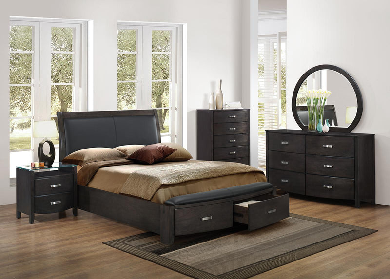 Homelegance Lyric 6 Drawer Dresser in Brownish Gray 1737NGY-5