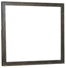 Holverson Mirror in Rustic Brown & Gunmetal 1715-6