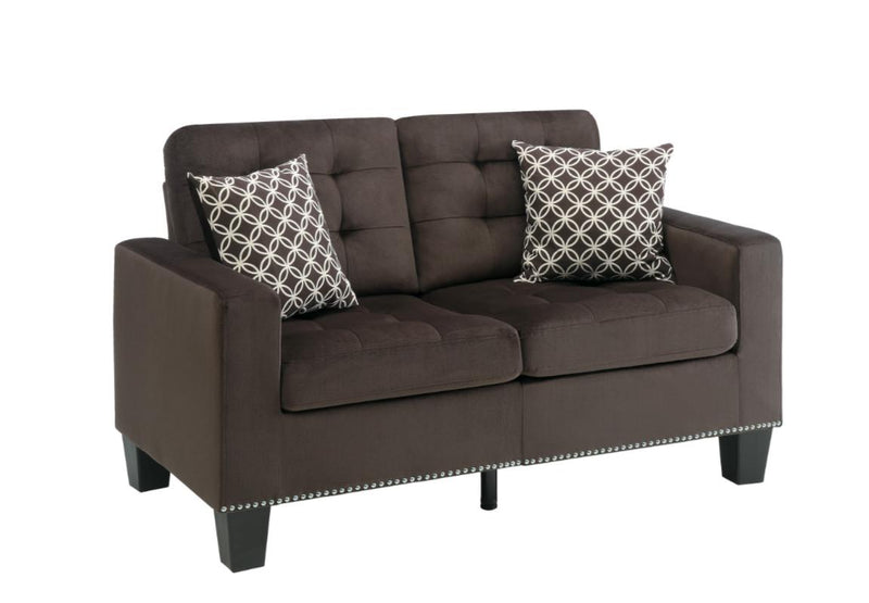 Lantana Loveseat in Chocolate 9957CH-2