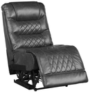 Putnam Power Armless Reclining Chair in Gray 9405GY-ARPW
