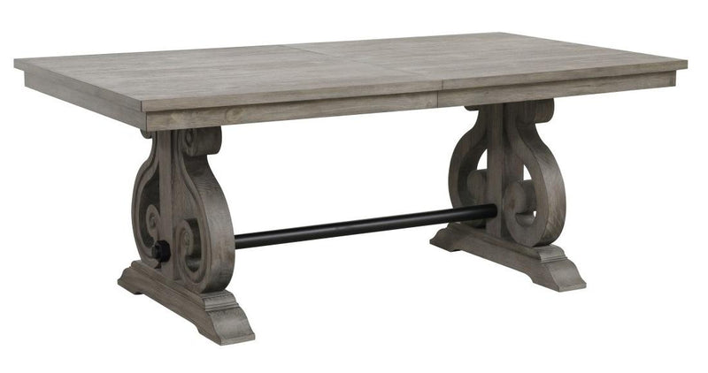 Toulon Dining Table in Dark Pewter 5438-96*