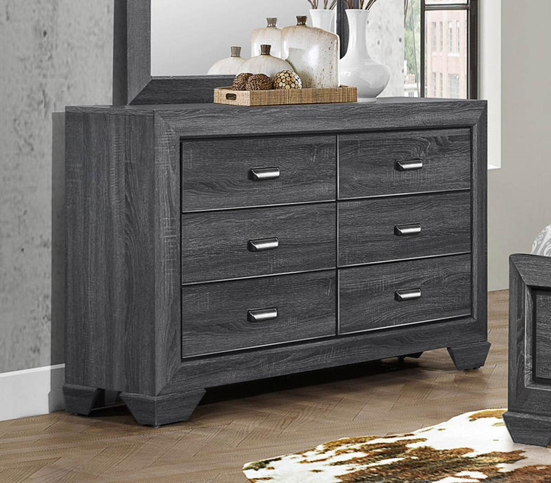 Homelegance Beechnut 6 Drawer Dresser in Gray 1904GY-5 image