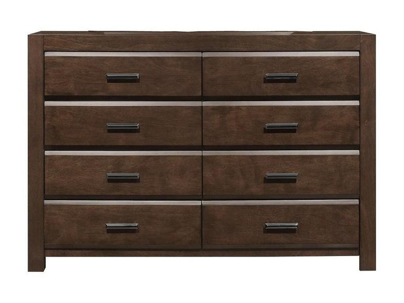 Homelegance Furniture Erwan 8 Drawer Dresser in Dark Walnut 1961-5 image