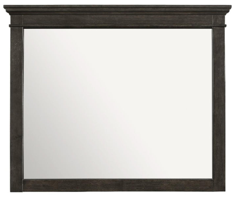 Homelegance Blaire Farm Mirror in Saddle Brown Wood 1675-6 image