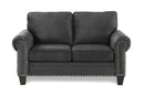 Cornelia Loveseat in Dark Gray 8216DG-2